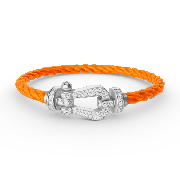 ¡®Veyra Jewelry¡¯FORCE LARGE HORSESHOE FULL DIAMOND BRACELET SILVER