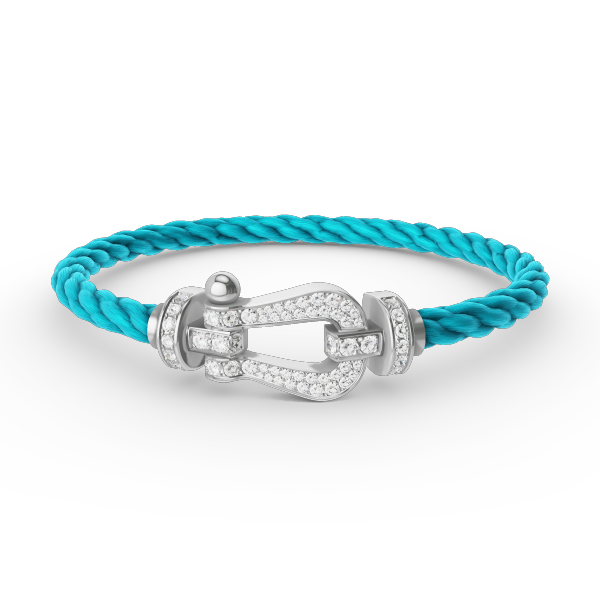 ¡®Veyra Jewelry¡¯FORCE LARGE HORSESHOE FULL DIAMOND BRACELET SILVER