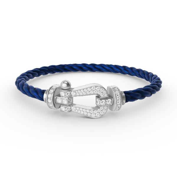 ¡®Veyra Jewelry¡¯FORCE LARGE HORSESHOE FULL DIAMOND BRACELET SILVER