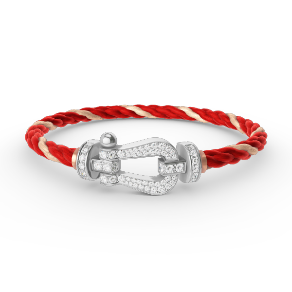 ¡®Veyra Jewelry¡¯FORCE LARGE HORSESHOE FULL DIAMOND BRACELET SILVER