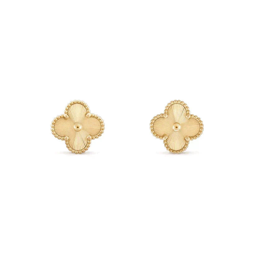 ¡®Veyra Jewelry¡¯CLOVER MEDIUM 1 MOTIFS LASER EARRINGS