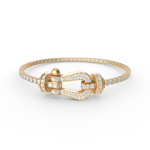 ¡®Veyra Jewelry¡¯FORCE  LARGE HORSESHOE FULL DIAMOND TENNIS BRACELET